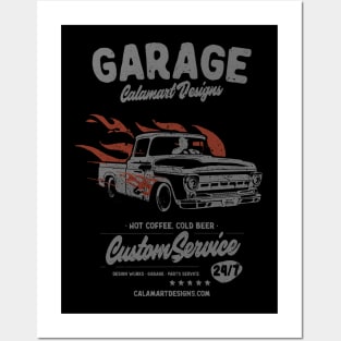 Garage Custom Service Posters and Art